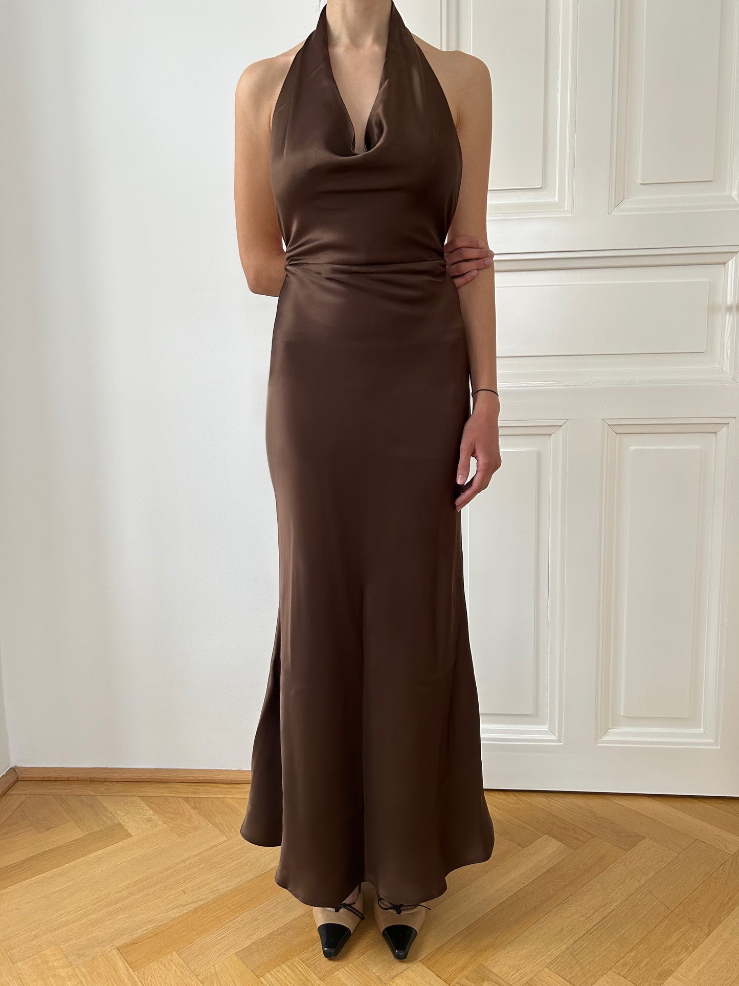 Francesca Dress Chocolate