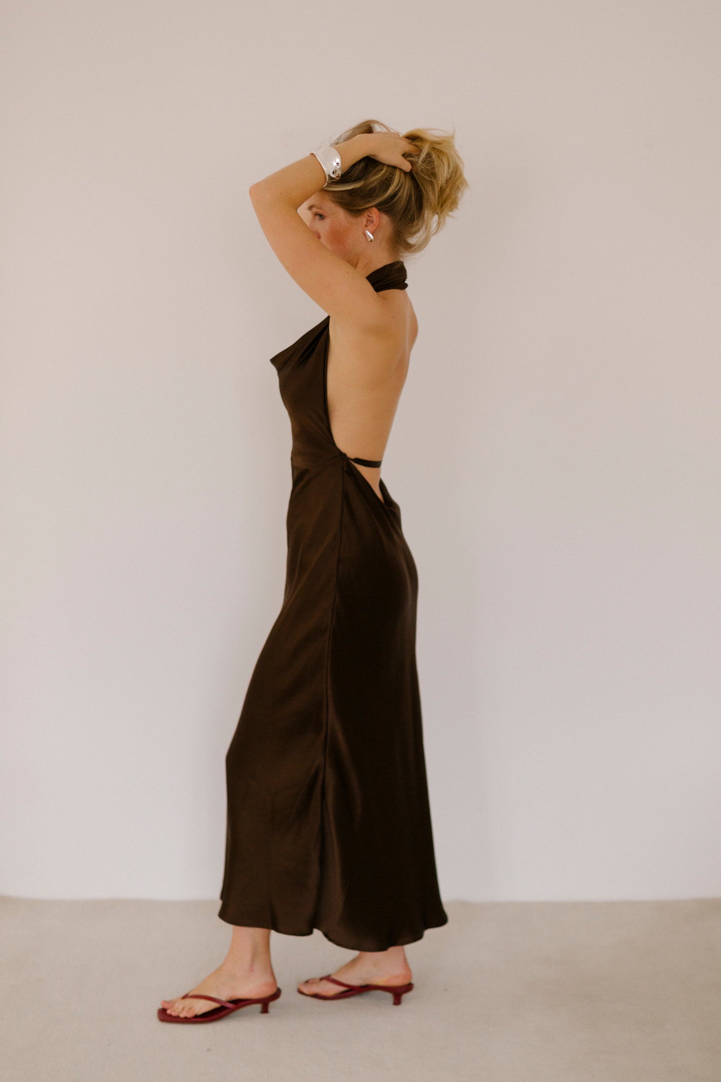 Francesca Dress Chocolate
