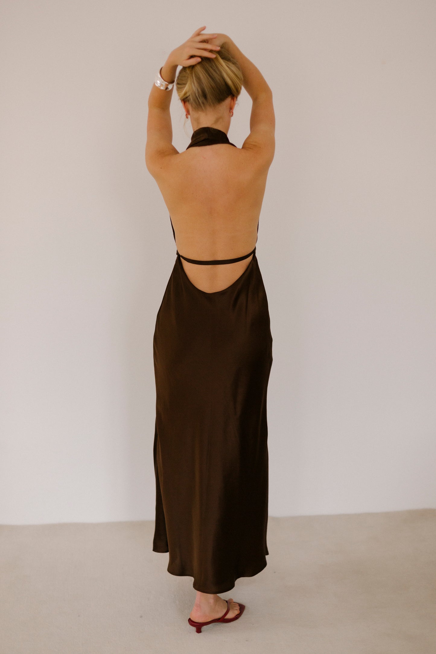 Francesca Dress Chocolate