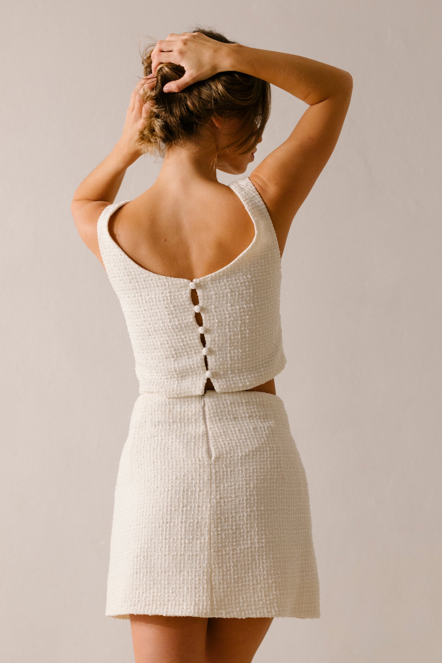 Bardot Skirt in Boucle