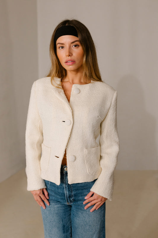 Bardot Jacket in Boucle